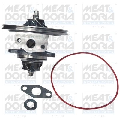 Core assembly, turbocharger